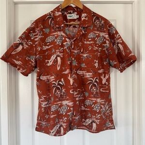 Wellen short sleeve button up shirt